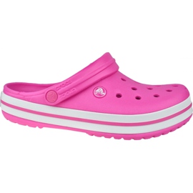 Crocs Crocband 11016-6QR sko hvid lyserød
