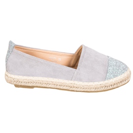 Seastar Espadrilles med glitter grå
