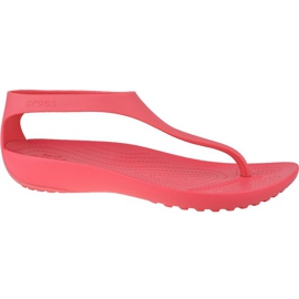 Sandaler, flip-flops Crocs Serena Flip W 205468-611 rød