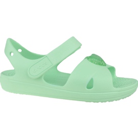 Crocs Classic Cross-Strap Sandal K 206245-3TI ['blå'] grøn
