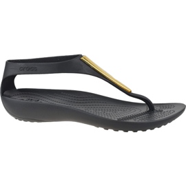 Crocs W Serena Flip 206420-751 Sandaler sort