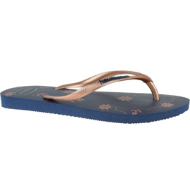 Havaianas Slim Nautial 4137125-1754 flip-flops violet marine blå