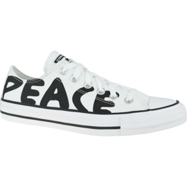 Converse Chuck Taylor All Star Peace 167894C sko hvid