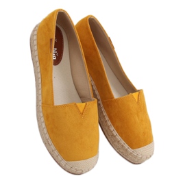 Klassisk honning espadrilles 99-23A Gul