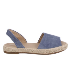 Blå 99-26A Blå espadriller