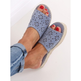 Blå åbent espadrilles 99-62A Blå