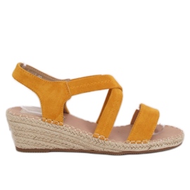 Kile sandaler honning espadrilles S-823 Gul