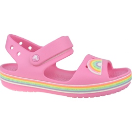 Crocs Imagination Sandal Ps 206145-669 sort lyserød