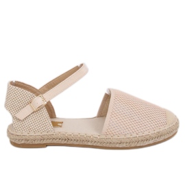 Beige espadriller til kvinder MB-64119 Beige