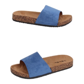 Blå PA-354 Blå tøfler i kork