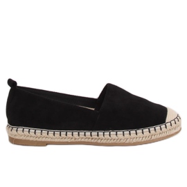 Sorte espadriller til kvinder L-1068 Sort