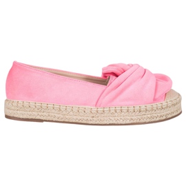 Seastar Suede Espadrilles på platformen lyserød