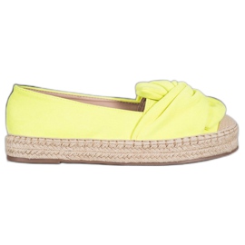 Seastar Suede Espadrilles på platformen gul