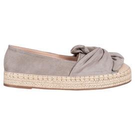 Seastar Suede Espadrilles på platformen beige