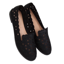 Sort åbent ballerina JX79P Sort