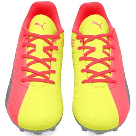 Fodboldstøvler Puma One Jr 20.4 Osg Fg Ag 105973 01 rød gule