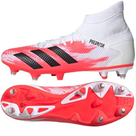 Adidas Predator 20.3 Sg M EG0911 fodboldstøvler rød hvid