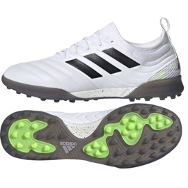 Adidas Copa 20.1 Tf M G28635 fodboldstøvler rød hvid