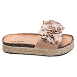 Seastar Moderigtige beige hjemmesko