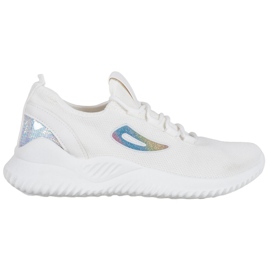 MCKEYLOR Sneakers med pailletter hvid