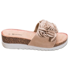 Seastar Sandaler i ruskind brun