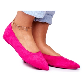 PS1 Ballerinas Eco-Suede til kvinder Fuchsia Bellissima lyserød