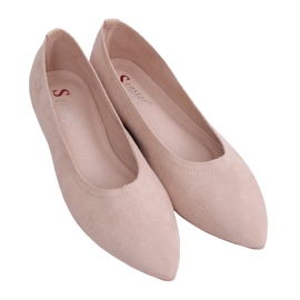 Beige ballerinaer til kvinder NK19P Beige