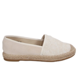 Beige beige espadriller til kvinder BB29