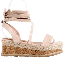 Seastar Bindede ruskindssandaler brun