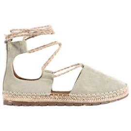 Seastar Ruskind Espadrilles Med Binding grøn