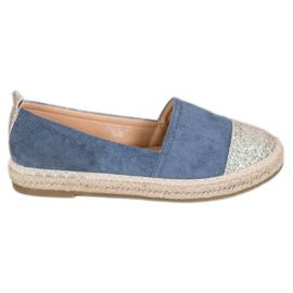 Seastar Espadrilles med glitter blå