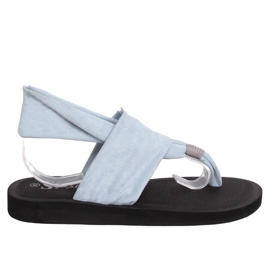 Blå DD82P Blå flip-flops, bomuld