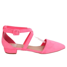 Neon udskåret ballerinaer LL-213P Fushia lyserød