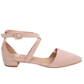 Beige snit ballerinas LL-213P Beige