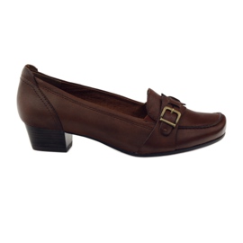 Caprice lave sko pumps damesko 24305 brun