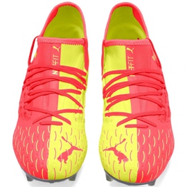 Puma Future M 5.3 Netfit Osg Fg Ag 105936 01 fodboldstøvler rød orange