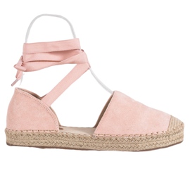 Seastar Bundet Pink Espadrilles lyserød