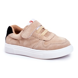 Apawwa Sportsbørnesko med velcro Beige Albatros