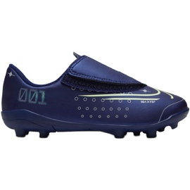 Nike Mercurial Vapor 13 Club Mds Mg PS (V) Jr CJ1149 401 fodboldsko marine blå
