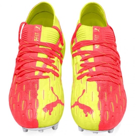 Puma Future 5.1 Netfit Osg Fg Ag Jr 105946 01 fodboldstøvler grå gul