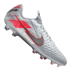 Nike Legend 8 Elite Fg M CW0518-906 fodboldsko grå sølv