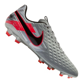 Nike Legend 8 Academy Mg M AT5292-906 fodboldsko grå sølv