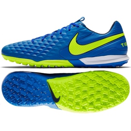 Nike Tiempo Legend 8 Pro Tf M AT6136-474 fodboldsko flerfarvet blå