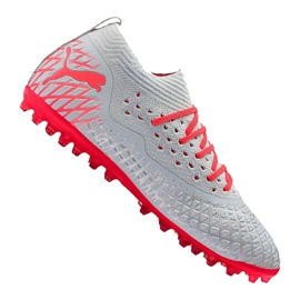 Puma Future 4.2 Netfit Mg M 105681-01 fodboldstøvler sølv