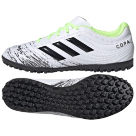 Adidas Copa 20.4 Tf M G28520 fodboldstøvler flerfarvet hvid