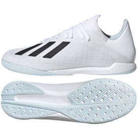 Indendørs sko adidas X 19.3 In M EG7153 flerfarvet hvid