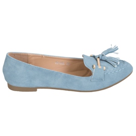 Nio Nio Elegante loafers med frynser blå