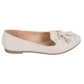 Nio Nio Elegante loafers med frynser brun