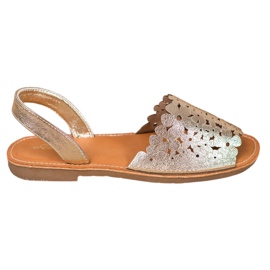 Evento Slip-on gyldne sandaler gylden