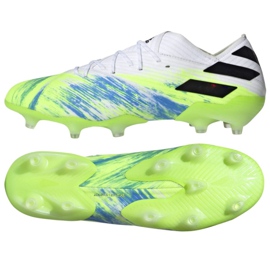 Adidas Nemeziz 19.1 Fg M EG7325 fodboldstøvler flerfarvet grøn
